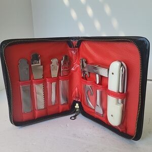 1961 Japan Barlow 7pc Multi Tool Kit w/ Zip Case